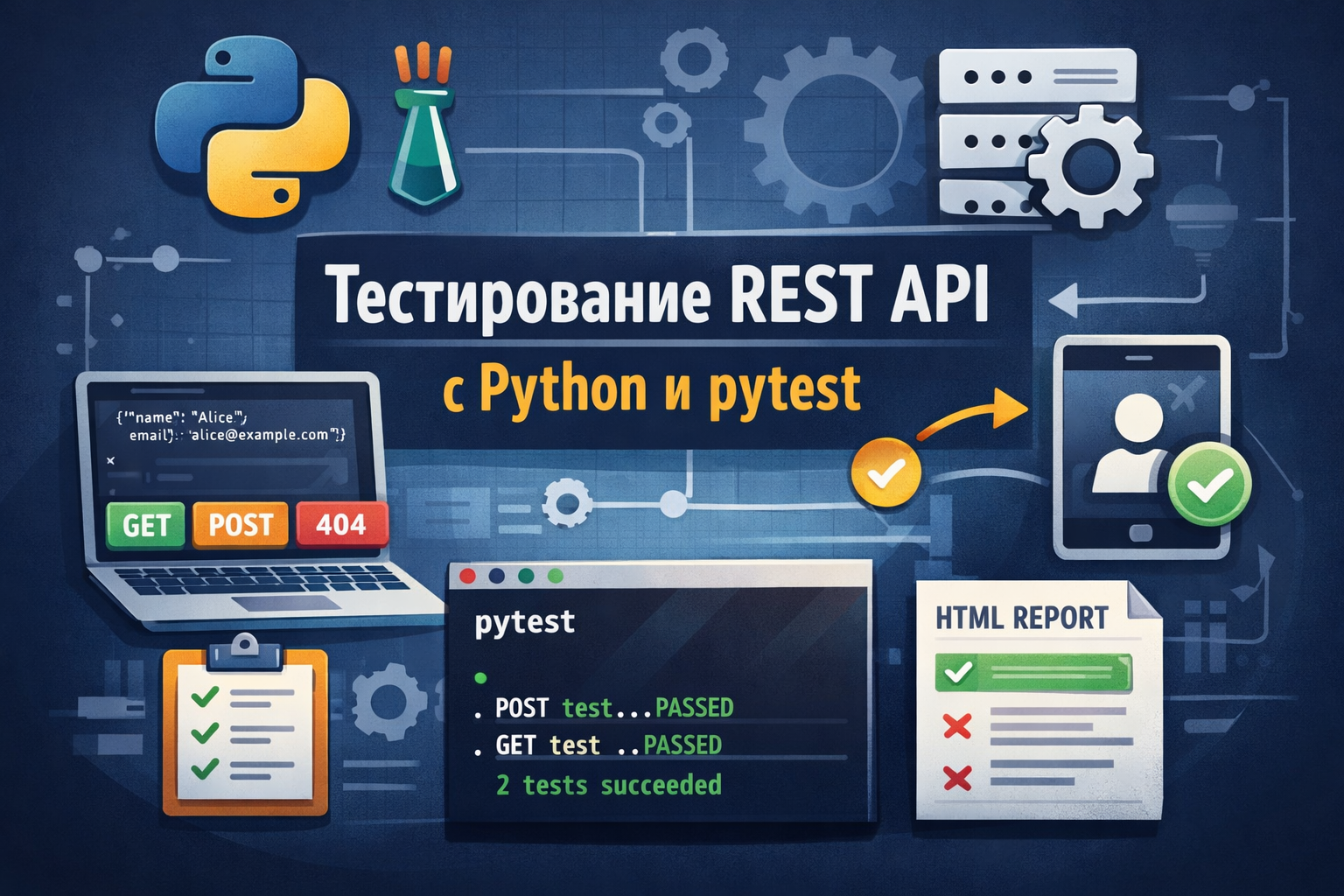 Автоматизированное тестирование REST API на Python 3.12 и pytest